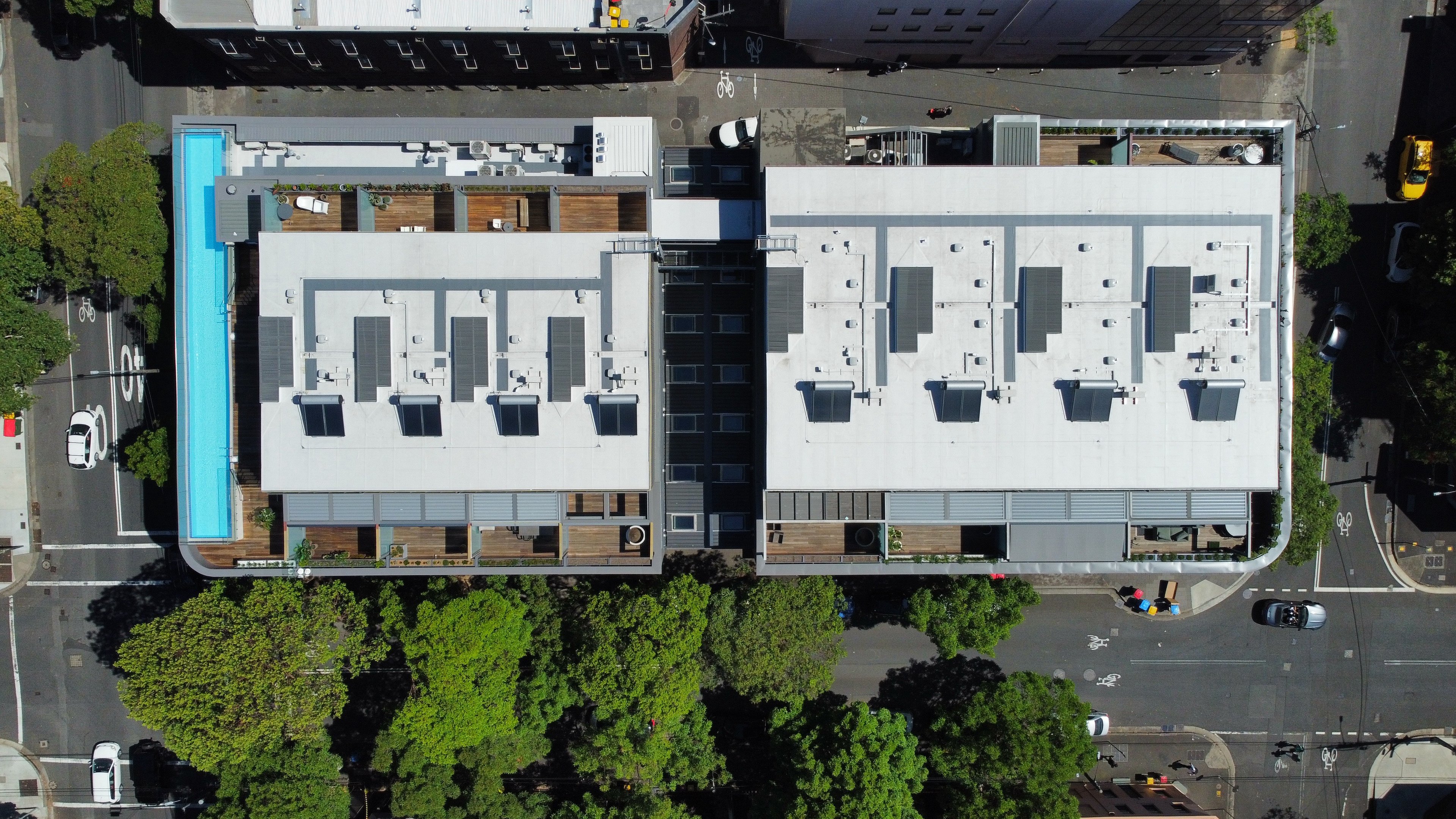 Metal roof refurbishment, Darlinghurst